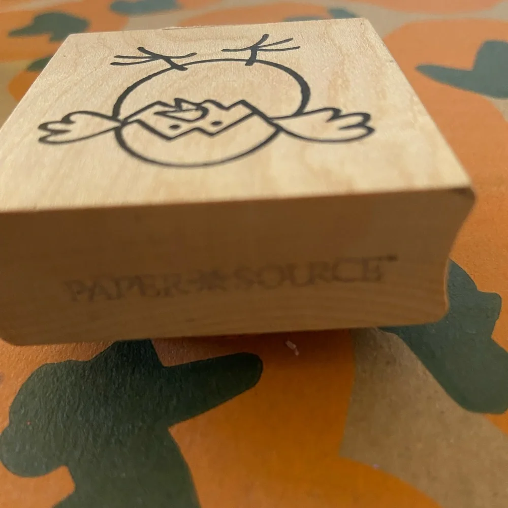 Paper Source - Wooden Stamp with Chick Design